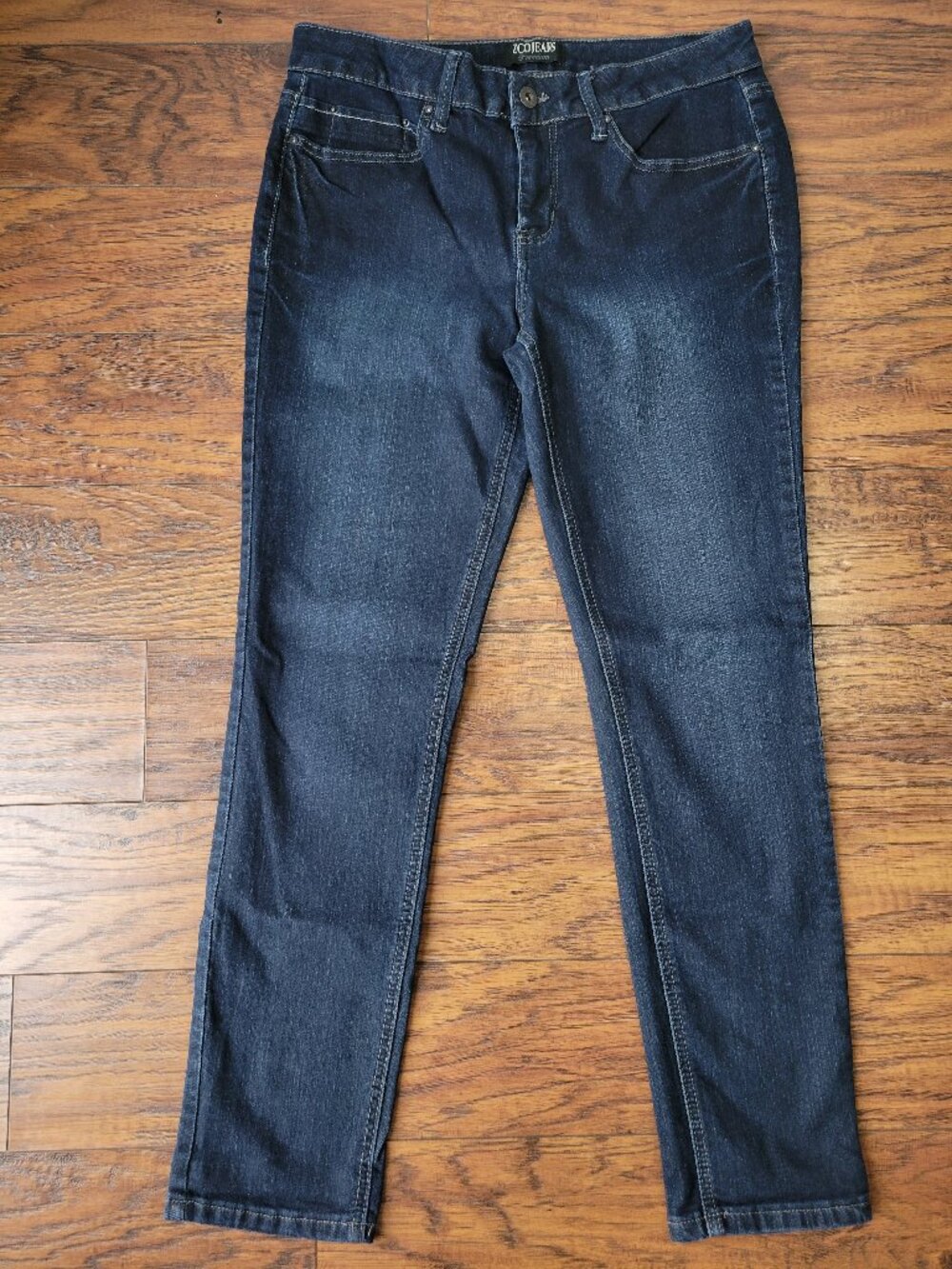 ZCO JEANS Premium Denim Dark Blue Skinny Jeans sz 13 EUC Retro Vintage Y2K